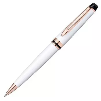 Шариковая ручка Waterman Expert Essential Precious White PGT Fine Point в подарочной коробке. Оригинальный импортный продукт 2168111 на масляной основе.