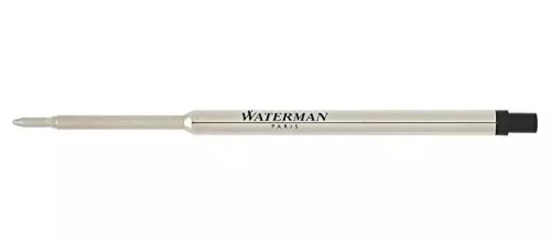 Шариковая ручка Waterman Fine Official 1964017, Сменный стержень, Пишущий узел, Черный, На масляной основе, В упаковке, Импортный, чёрный