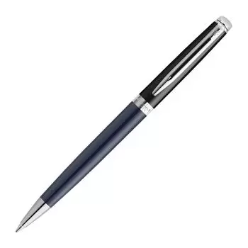 Шариковая ручка WATERMAN Metropolitan Essential Black Blue CT Fine Point Подарочная коробка Подарочная роскошь Обычная импортная 2202914 На масляной основе