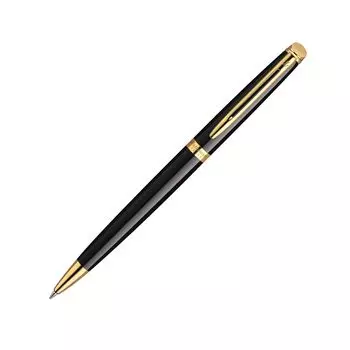 Шариковая ручка Waterman Metropolitan Essential Black GT S2259312 Оригинальный импортный продукт На масляной основе