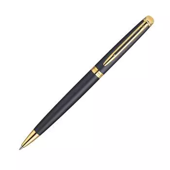 Шариковая ручка Waterman Metropolitan Essential Matte Black GT S2259342 Оригинальный импортный продукт На масляной основе