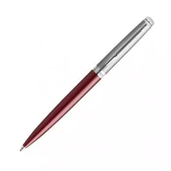 Шариковая ручка Waterman Metropolitan Essential Satin Red CT Fine Point с масляным пером в подарочной коробке, оригинальный импортный продукт 2146628Z