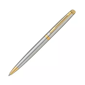 Шариковая ручка Waterman Official Metropolitan, люксовый бренд, подарочная, Essential, нержавеющая сталь, GT S0920360, на масляной основе