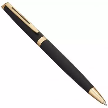 Шариковая ручка Waterman Official Metropolitan на масляной основе, люксовый подарочный бренд, матовый черный цвет, GT S0920760
