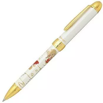 Шариковая ручка Yumi Makie Goldfish механическая белая (2-цветный + карандаш) 16-0353-210