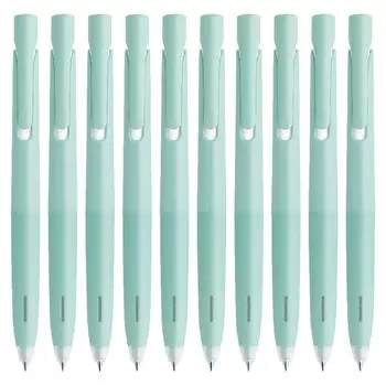 Шариковая ручка Zebra Bren мятно-зеленый корпус с черными чернилами 10 шт. на масляной основе 0,5 мм B-BAS88-MG