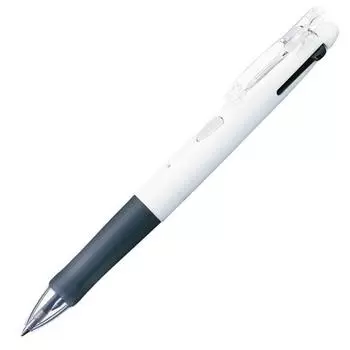 Шариковая ручка ZEBRA G2C белая 10 шт. 2-цветная с зажимом B-B2A3-W