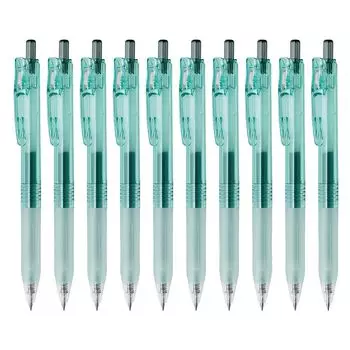 Шариковая ручка Zebra Gel Sarasa Clip с био-трубкой Ocean Blue Green Axis Black Ink 10 0,5 мм B-BI-JJ15-OBG