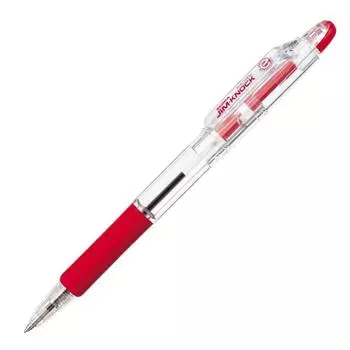 Шариковая ручка Zebra на масляной основе Gymnock 0.7 красная 5 шт. P-KRB-100-R5