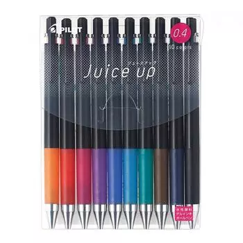 Шариковые ручки Pilot Gel Ink Juice Up 04, набор из 10 цветов
