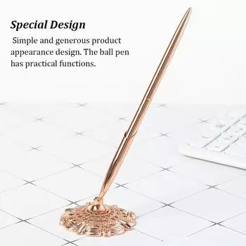 Шариковые ручки Свадебная шариковая ручка прикреплена к столу Письменный инструмент Аксессуар