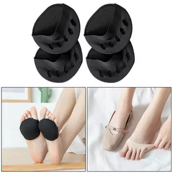 шариковых подушек. Дышащая набивка в передней части стопы, противоскользящая, мягкая набивка для стопы длиной в пол-ярда. Black