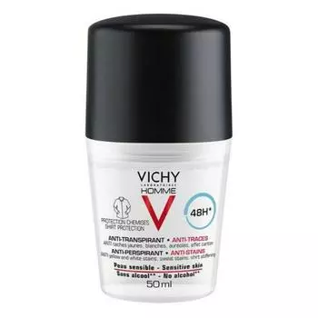 Шариковый дезодорант-антиперспирант Vichy для мужчин 48 часов 50 мл
