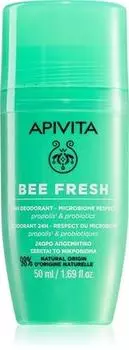 Шариковый дезодорант Apivita Bee Fresh Deodorant TU прозрачный