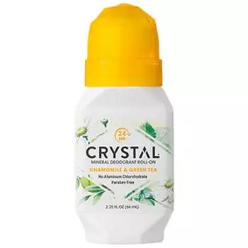 Шариковый дезодорант для тела Crystal ромашка и зеленый чай, 66мл, 1 шт.