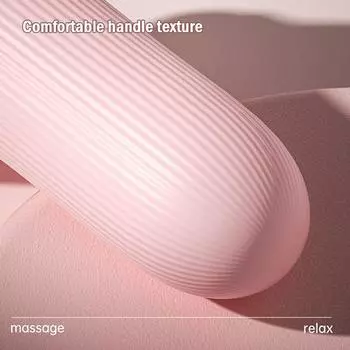 Шариковый массажер с 5 шариками, многофункциональный массажный ролик, профессиональная прессотерапия розовый