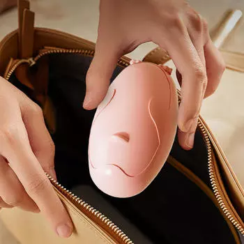 Шариковый ролик для чистки шерсти домашних животных и мебели розовый