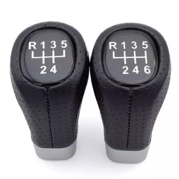 Шариковый рычаг переключения передач BMW Car (Полностью кожаный) аксессуары No mark 5 speed