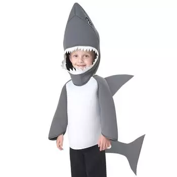 Shark Captivating Costume For Boys Available In Multiple Sizes For Young Adventurers 263,L