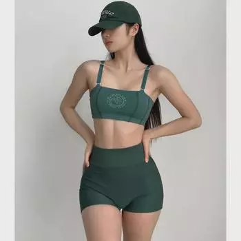 SHARK Регулируемый быстросохнущий бюстгальтер для йоги на одно плечо с широкой бретелькой Small