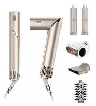 Shark Shark Фен FlexStyle Фен для волос Shiny Quick Dry HD434JSL Stone