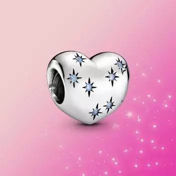 Шарм из стерлингового серебра 925 пробы «Мечта Золушки» в форме сердца, шарм-бусина, подходит для оригинального модного браслета для модных женщин, модная бижутерия