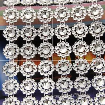 Шарм алмазная сетка Алмазная сетка Лента сетка стразы сетка Алмазная свадебная обертка серебряная блестящая вечеринка Сетчатая лента Лента со стразами Свадебная обертка лента