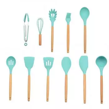 Шарм ложка для супа щетка 1 шт кухонные принадлежности кухонные принадлежности скребок шпатель силиконовый венчик для яиц пасты высокое качество 10 зелёный