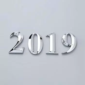 Шарм Номерной знак Дом Отель Цифры Наклейка Знак Вечеринка Современный Номер Дверь Адрес Дом Жизнь 50*30*8mm/0 золотой