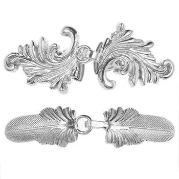 Шарм Подарок Новый Ретро DIY Свитер Блузка Булавка Шаль Брошь Кардиган Зажим Зажимы Antique Silver 3