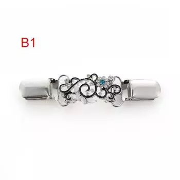 Шарм Подарок Ретро Новый Зимний Зажим для Кардигана Зажим Утка Застежки Брошь для Шали Свитера Блузки серебряный