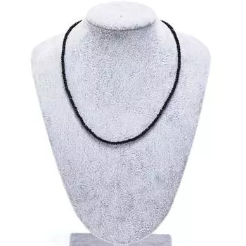 Шарм Женщины Черный Кристалл Ключицы Колье Ожерелье Подвеска Партии Ювелирные Изделия Подарок серебряный