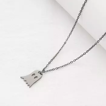 Шармы-подвески, Милые подвески-привидения, Ожерелья, Забавные украшения на Хэллоуин в подарок чёрный