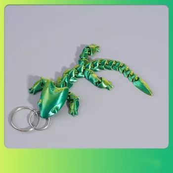 Шармы Регулируемые Суставы Тела Подвеска 3D Печатная Сочлененная Игрушка Дракон Ящерица Декор для Сумки Style 11