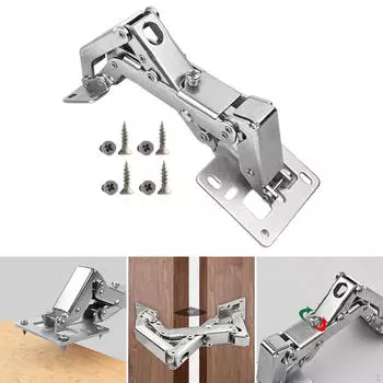 Шарнир для шкафов, книжных полок, гардеробов и платяных шкафов на 170 градусов A
