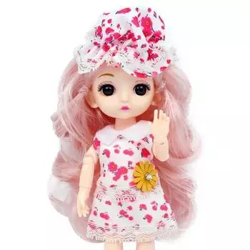 Шарнирная кукла Акарачи Сариэль, 16см, вишня