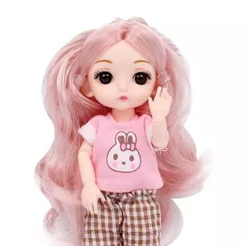 Шарнирная кукла Акарачи Сариэль, 16см, Зайка