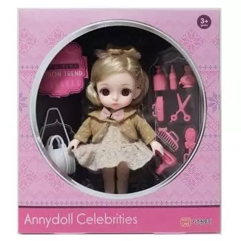 Шарнирная кукла Anidoll, 15 см, 01 Lila