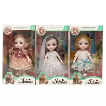 Шарнирная кукла Let s Toy Zelena, набор из 3 предметов, A, Lina, Niel, Joy, 16см, Популярные игрушки для корейских детей