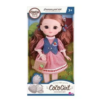 Шарнирная кукла One&One Coco Girl Coco Lulu I Like Strawberry, 34 см, популярные игрушки для корейских детей