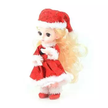 Шарнирная кукла Sariel Celebrities Christmas 16 см + одежда + набор расчесок, Casey (кукла)