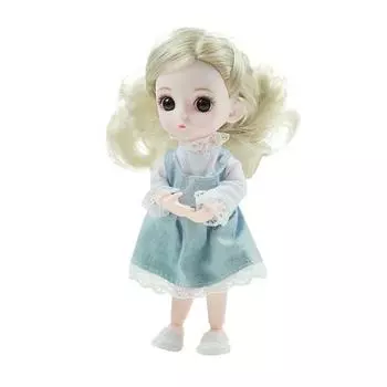 Шарнирная кукла Sariel Celebrities Mini Babydoll 04 Lily, 16 см, разноцветная