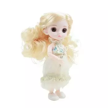 Шарнирная кукла Sariel Celebrities Mini Babydoll 05 Tia, 16см, разные цвета