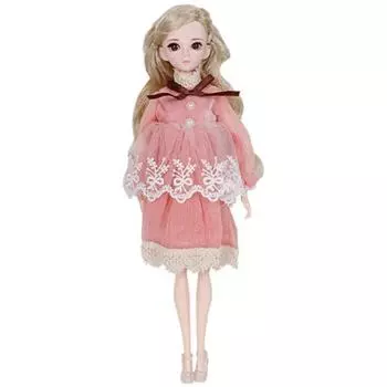Шарнирная кукла Seriel Celebrities Alice, 30см, розовый бархат (7762-С), Популярные игрушки для корейских детей