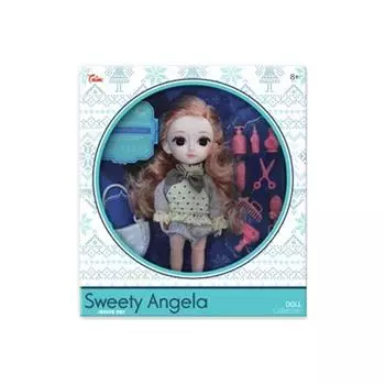 Шарнирная кукла Think Sweetie Angela, 16см, доставка случайным образом