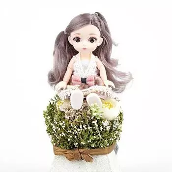 Шарнирная мини-кукла Let s Toy Zelena, 16см, производитель Элла