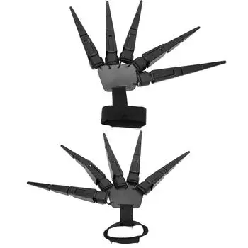 Шарнирные пальцы на Хэллоуин, носимые ужасающие удлинения пальцев, товары для вечеринок, реквизит для косплея Left Hand