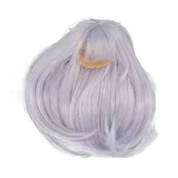 Шарнирный парик для куклы 16 длинных прямых мягких высокотемпературных шелковых сменных париков синего цвета синий