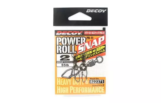 Шарнирный шарнир Decoy PR-11 Power Roll Snap с защелкой, размер 2 (2371)