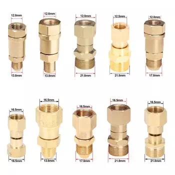 Шарнирный соединитель для мойки высокого давления, фитинг для шланга M14 с резьбой 14/15 мм, поворотный на 360 градусов соединитель для распылителя